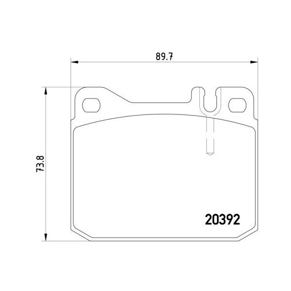 Pagid Brakes Brake Pad Set Disc Brake, 355017461 355017461 - main